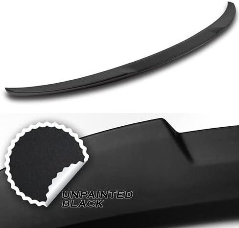 W-Power ABS Plastic V-Style Rear Trunk Lid Spoiler Wing Compatible with 2011-2016 Hyundai Elantra Sedan, 2012 2013 2014 2015 (Matt Black) in Saudi Arabia