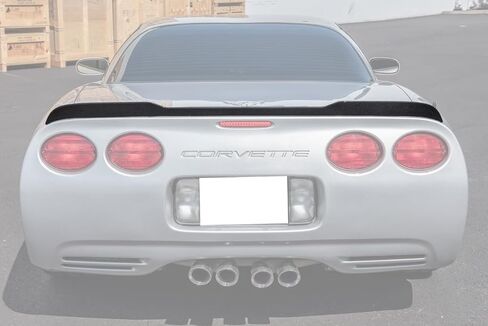 استبدال لعام 1997-2004 شيفروليه كورفيت C5 جميع النماذج | ZR1 الممتد على نمط الجذع الخلفي الغطاء المفسد جناح (ABS البلاستيك - أسود غير لامع) in Kuwait