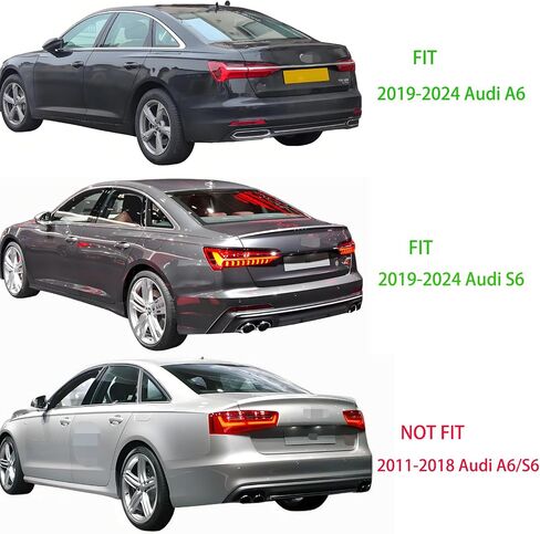 المفسد الخلفي M4 Style لعام 2013 2014 2015 2016 Audi A4 Pre-facelift B8 2.0 TDI Premium Sedan Bear Truck Wings Painted Gloss Black in Kuwait