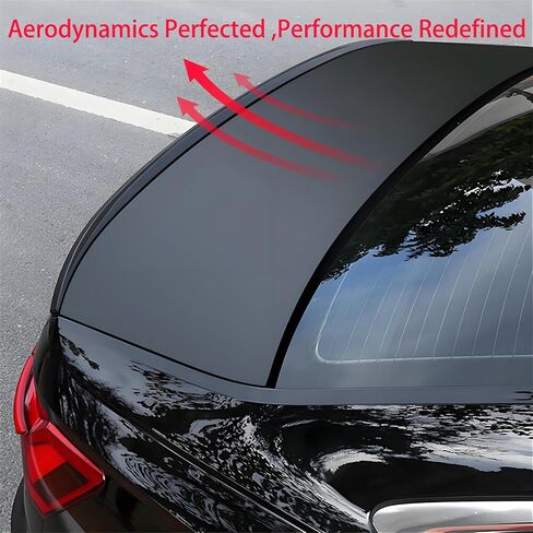 المفسد الخلفي M4 Style لعام 2013 2014 2015 2016 Audi A4 Pre-facelift B8 2.0 TDI Premium Sedan Bear Truck Wings Painted Gloss Black in Kuwait