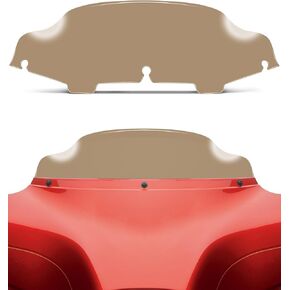 6" Wave Windshield Windscreen Compatible with Harley Davidson Touring Electra Glide Street Glide Tri Glide Ultra Classic Ultra Limited 1996-2013 (Black) in Kuwait