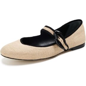 Larroudé Verona Ballet Flat In Scarlet Suede in Kuwait