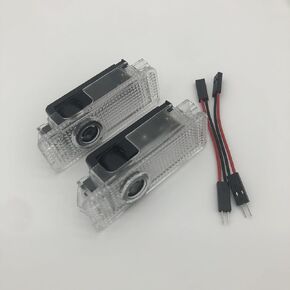2pc Car Door Light Logo Projector Compatible with BMW 1 2 3 4 5 6 7 Series, X1 X2 X3 X4 X5 X6 X7, Z GT M2/M3/M4/M5 Laser Shadow Courtesy Welcome Lamp (Standard Logo) in Kuwait