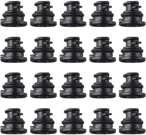 BYOBYO 20 Pcs Oil Drain Plug, 06L103801, 06L-103-801 Black Drain Plug Replacement Car Accessories Parts for Audi, for Golf, for Passat in Saudi Arabia
