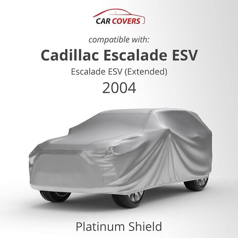 غطاء سيارات الدفع الرباعي المقاوم للعوامل الجوية متوافقة مع 2004 كاديلاك إسكاليد ESV ممتدة - في الهواء الطلق والداخلي - الماء ، الثلج ، الشمس - بطانة الصوف - تشمل قفل الكابلات ، حقيبة تخزين ورياح in Kuwait