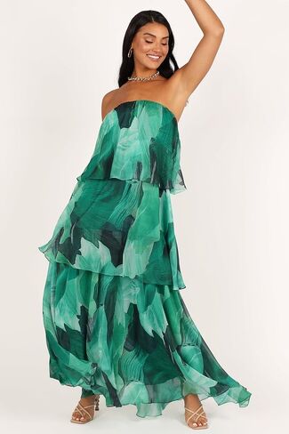 Petal & Pup Women's Bloom Strapless Maxi Dress in Saudi Arabia