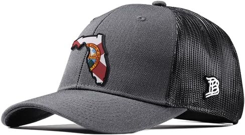 Branded Bills Florida 27 PVC Curved Trucker, Lightweight, Comfortable Baseball Cap in Kuwait