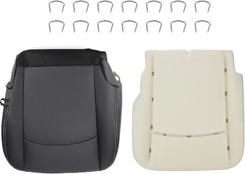 AUTOKAY Driver Bottom Seat Cover & Foam Cushion for Dodge Ram 1500 2500 3500 2009-2018 Front Car Seat Covers for Driver and Passenger Bottom Seats in Saudi Arabia