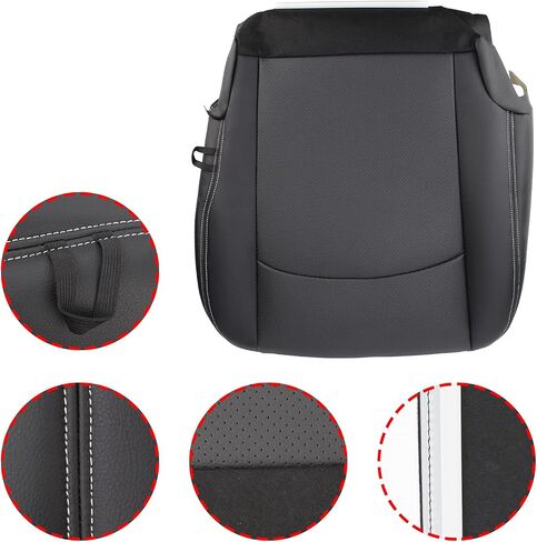 AUTOKAY Driver Bottom Seat Cover & Foam Cushion for Dodge Ram 1500 2500 3500 2009-2018 Front Car Seat Covers for Driver and Passenger Bottom Seats in Saudi Arabia