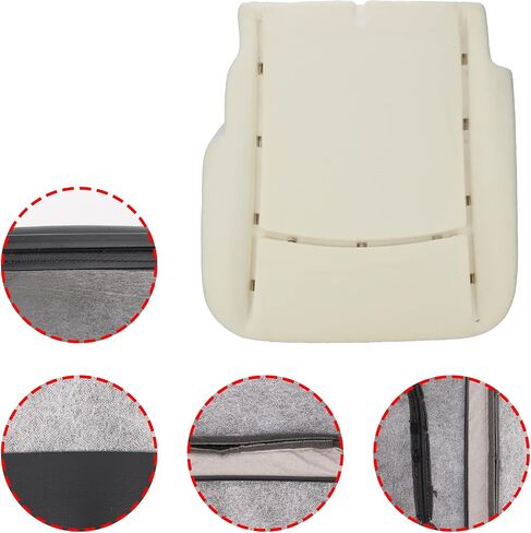 AUTOKAY Driver Bottom Seat Cover & Foam Cushion for Dodge Ram 1500 2500 3500 2009-2018 Front Car Seat Covers for Driver and Passenger Bottom Seats in Saudi Arabia