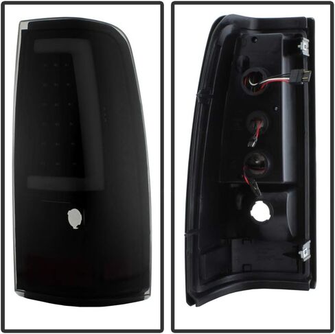 ACANII - For Black Smoke 1999-2006 GMC Sierra 99-02 Chevy Siverado LED Tube Tail Lights Lamps in Saudi Arabia