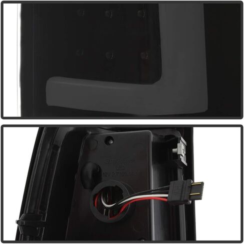 ACANII - For Black Smoke 1999-2006 GMC Sierra 99-02 Chevy Siverado LED Tube Tail Lights Lamps in Saudi Arabia