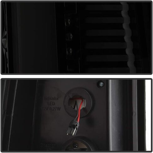 ACANII - For Black Smoke 1999-2006 GMC Sierra 99-02 Chevy Siverado LED Tube Tail Lights Lamps in Saudi Arabia