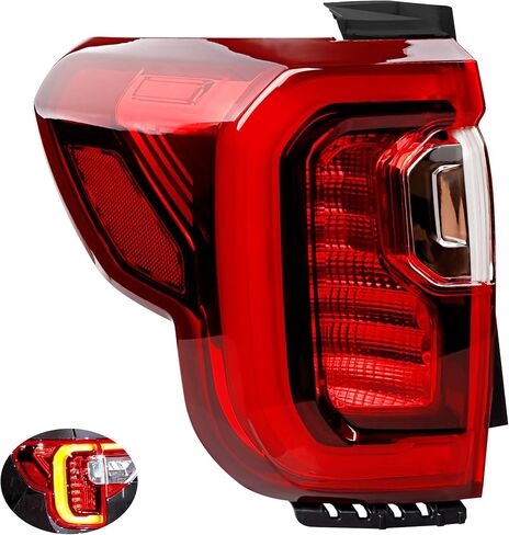 Brake Tail Light for GMC Acadia 2007-2012 - GM2801216 Rear Taillight Assembly for 20912756 and 19419021 - Outer Tail Lamp for Passenger Right Side RH in Saudi Arabia