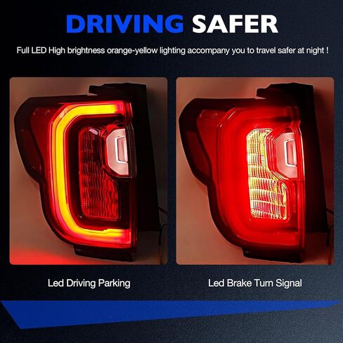 Brake Tail Light for GMC Acadia 2007-2012 - GM2801216 Rear Taillight Assembly for 20912756 and 19419021 - Outer Tail Lamp for Passenger Right Side RH in Saudi Arabia