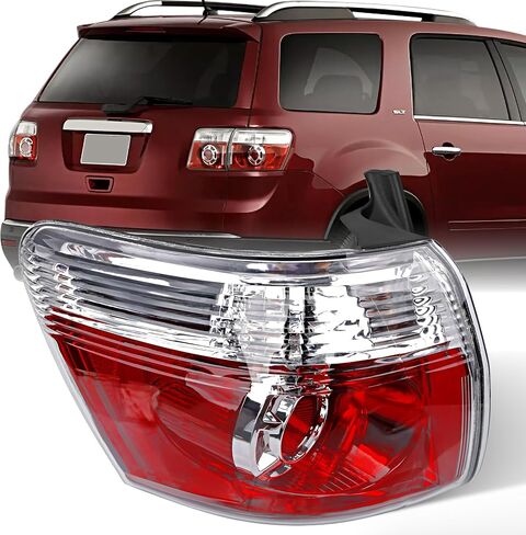 Brake Tail Light for GMC Acadia 2007-2012 - GM2801216 Rear Taillight Assembly for 20912756 and 19419021 - Outer Tail Lamp for Passenger Right Side RH in Saudi Arabia