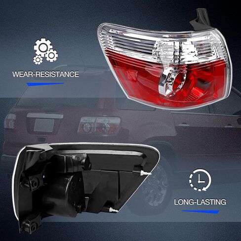 Brake Tail Light for GMC Acadia 2007-2012 - GM2801216 Rear Taillight Assembly for 20912756 and 19419021 - Outer Tail Lamp for Passenger Right Side RH in Saudi Arabia