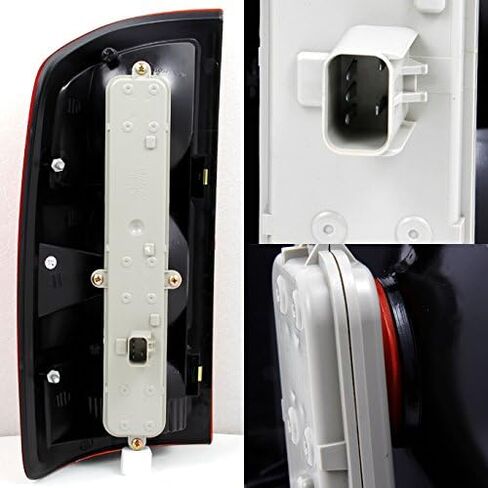 Akkon - لدودج رام 1500 | 2500 | 3500 بيك آب شاحنة داكنة أضاءة ذيل حمراء داكنة بديل مع زوج لوحة الدوائر in Kuwait