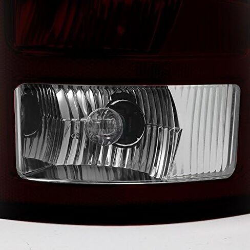 Akkon - لدودج رام 1500 | 2500 | 3500 بيك آب شاحنة داكنة أضاءة ذيل حمراء داكنة بديل مع زوج لوحة الدوائر in Kuwait