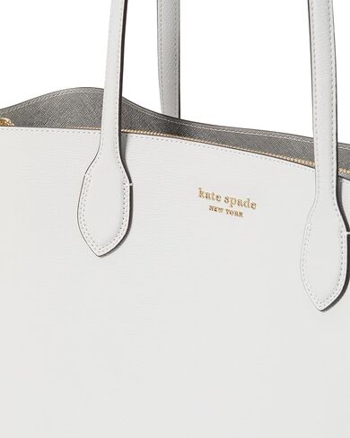 kate spade new york Suite CROSSGRAIN Leather Large Open Tote, Lavender Cream in Saudi Arabia