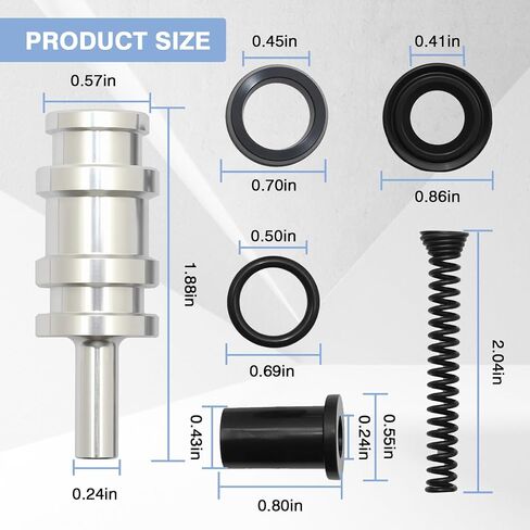 أدوات إعادة بناء الأسطوانة الأمامية Master Master Fit for Harley Davidson Dyna Electra Glide Road King Street Glide 1996-2007 بعض نماذج الأقراص المزدوجة ، 11/16 "، استبدل 45072-96 in Saudi Arabia