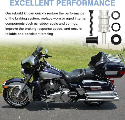 أدوات إعادة بناء الأسطوانة الأمامية Master Master Fit for Harley Davidson Dyna Electra Glide Road King Street Glide 1996-2007 بعض نماذج الأقراص المزدوجة ، 11/16 "، استبدل 45072-96 in Saudi Arabia