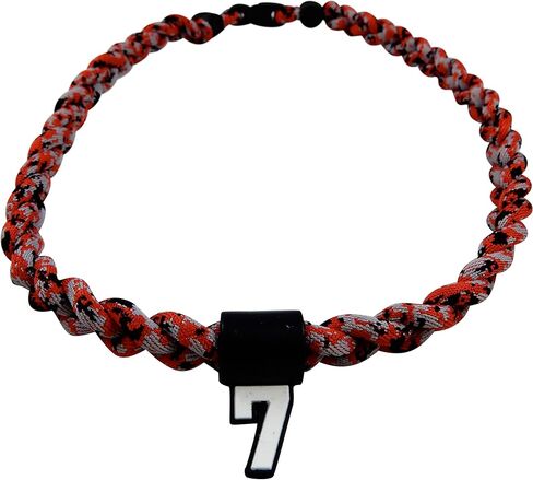 Pick Your Number or Letters - Digital Camo Braided Titanium Tornado Necklace in Saudi Arabia