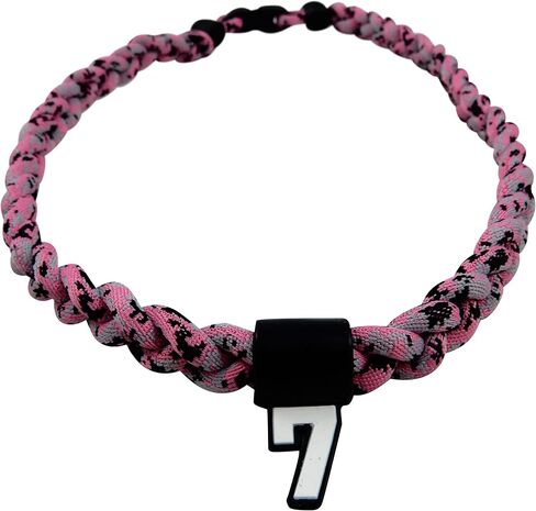 Pick Your Number or Letters - Digital Camo Braided Titanium Tornado Necklace in Saudi Arabia