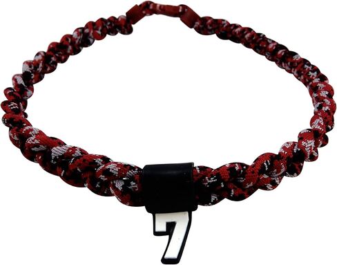 Pick Your Number or Letters - Digital Camo Braided Titanium Tornado Necklace in Saudi Arabia