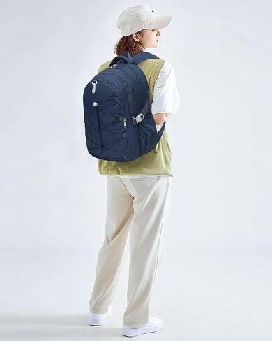 BLUEFAIRY Middle High School Backpack for Teen Boys Girls Large College Bookbag with Laptop Sleeve Back to School Book Bags Mochilas Escolares para Niños Niñas Adolescentes (Black/Dark Gray, Solid) in Kuwait