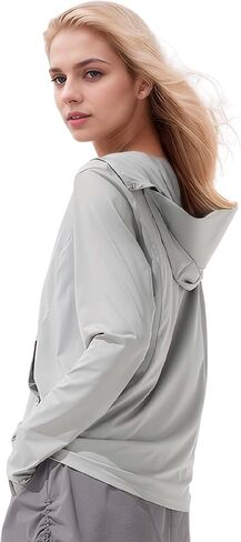 BENEUNDER Cooling Women's UPF 50+ Sun Protection Lightweight Hoodie Jacket Long Sleeve Active Sun Shirts for Outdoor Workout in Saudi Arabia
