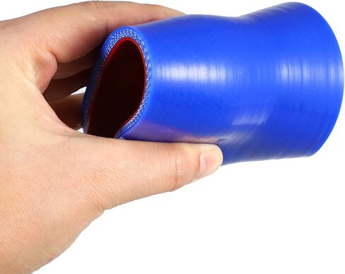 X AutoHaux 57-70mm 2.24 "-2.76" معرف مستقيم مخفض السيليكون خرطوم خراطيم السيليكون مقرن أنبوب إنابيب إنابيب المبرد بالسيارة in Saudi Arabia