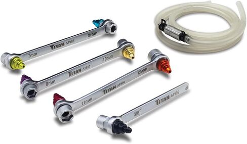 Titan Tools 51995 Brake Bleeder Kit, Silver in Saudi Arabia
