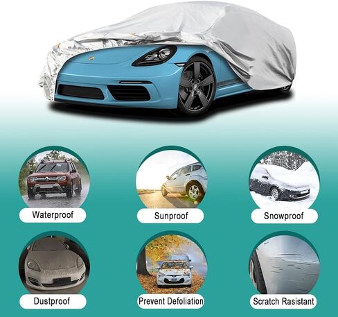Waterproof Car Cover for Subaru Outback (2020-2024), 5 Layers Compatible with Subaru Outback All Weather, Snowproof Windproof Rain Ice Sun UV Protection in Saudi Arabia