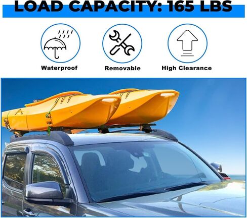 Roof Rack Cross Bars Compatible with 2005-2023 Toyota Tacoma Double Cab Aluminum Roof Rails Crossbar Cargo Luggage Carrier, (Not for Access Cab) in Saudi Arabia