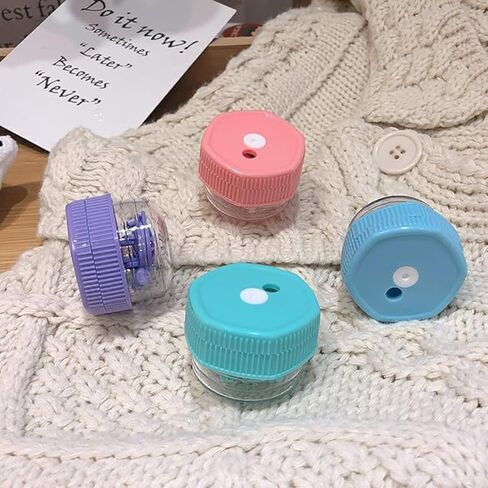 2 Pack Colored Contact Lens Cases，Cute Candy Hearts Contact Lens Case With Mirror Kit Portable Outdoor Storage Kit Colored Contact Lenses for Travel&Home in Saudi Arabia