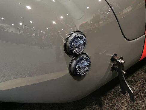 ijdmtoy 12v 70mm Round Dome Flush Mount Amber Lens Amber Leder LED LED Side/Turn Marce/Offer Backups ، متوافقة مع دراجة نارية Caravan Car Caravan الكلاسيكية الخمسينيات ، إلخ. in Saudi Arabia