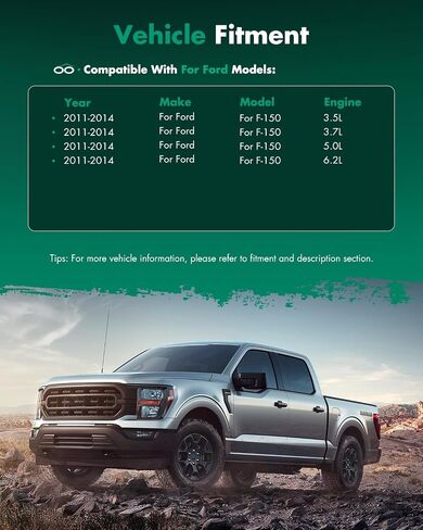 SCITOO الجانب الأيسر مرآة الزجاج صالح لل 2011-2014 لفورد ل F-150 استبدال الزجاج مرآة الخارجي ساخنة BL3Z-17K707-F in Saudi Arabia