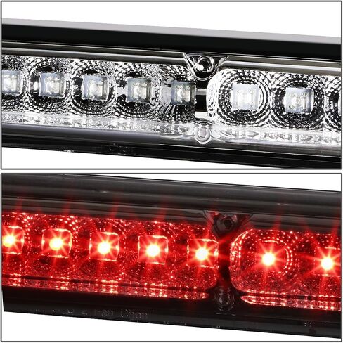 DNA MOTORING 3BL-F15097-LED-T2-SM Smoked Lens LED High Mount 3rd Third Brake Light [Compatible with 97-04 F150 F250 / 00-05 Excursion] in Saudi Arabia