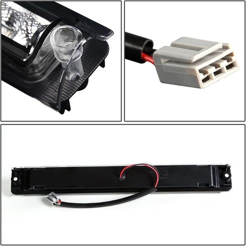 DNA MOTORING 3BL-F15097-LED-T2-SM Smoked Lens LED High Mount 3rd Third Brake Light [Compatible with 97-04 F150 F250 / 00-05 Excursion] in Saudi Arabia