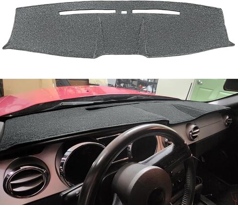 لوحة غلاف Dashboard Cover Pad Pad Mat Custom For Ford Mustang 2005 2006 2007 2008 (Darkgray) Y63 in Saudi Arabia