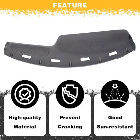 استبدال Kuafu Dash متوافق مع 1994-1997 Dodge RAM 1500 2500 3500 Gray TOP DASH PANESTBOARD RASHBOARK in Saudi Arabia