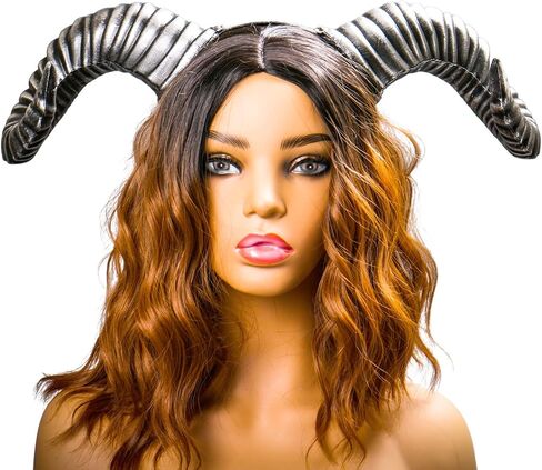 Lucifer Devil Ram Horns Epic Demonic Halloween Beadband in Kuwait