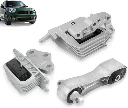 3Pcs Engine Motor & Transmission Mount Set Compatible with Mini 2014-2022 Cooper, 2016-2022 Cooper Clubman, 2014-2023 Cooper Countryman 1.5L 2.0L, 2016-2022 X1, 2018-2023 X2, 2020-2023 228I M235I 2.0L in Kuwait