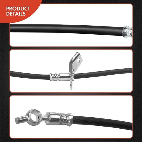 A-Premium Front Driver Brake Hydraulic Hose Compatible with Select Hyundai Models - Elantra 2013-2016, Elantra Coupe 2013-2014, Elantra GT Veloster 2013-2017 - Replace# 58731A5000 in Saudi Arabia