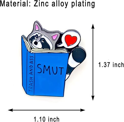 Cute Cartoon Raccoon Badge Pin - Animal World Series - Enamel Lapel Pin - Plated Badge for Clothing, Bags, and Lanyards in Saudi Arabia