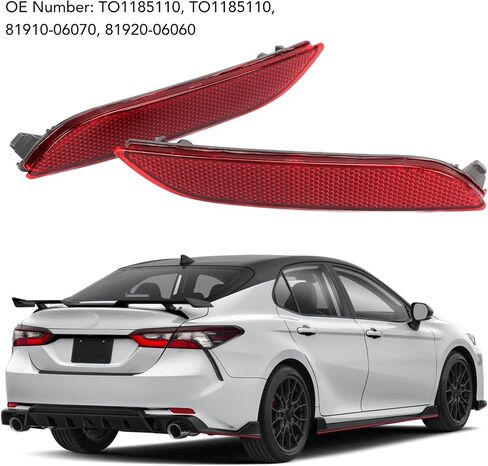 Red Tail Bumper Reflector 2 Pcs, Left Right TO1185110, Replacement for 2018 and Up in Saudi Arabia