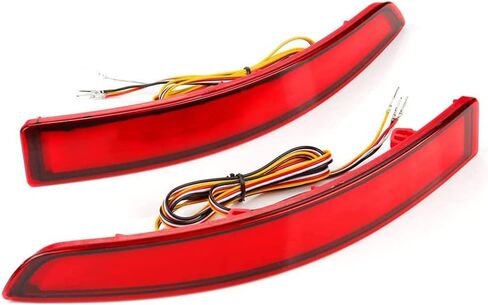 Vvedik 2PCS LED LED الخلفي العاكس الخفيف للسيارة القيادة القيادة انعطاف الإشارة ضوء 12 فولت ل VW ل SALKSWAGEN SAGITAR 2015-2018 لجيتا من أجل MK6 in Saudi Arabia