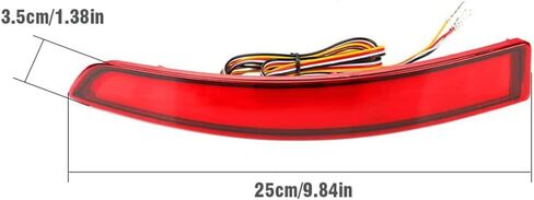 Vvedik 2PCS LED LED الخلفي العاكس الخفيف للسيارة القيادة القيادة انعطاف الإشارة ضوء 12 فولت ل VW ل SALKSWAGEN SAGITAR 2015-2018 لجيتا من أجل MK6 in Saudi Arabia