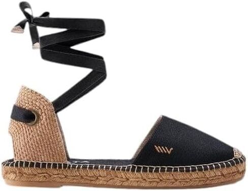 VISCATA Candell Canvas Espadrille Flats Organic Canvas, Comfort and Style for Every Occasion, Size 6-11 in Saudi Arabia